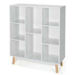 8 Cube Storage Bookcase Wooden Bookshelf Side Cabinet Display Rack - thumbnail 6