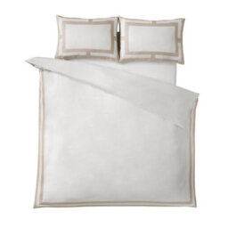 Catherine Lansfield So Soft Mono Panel King Duvet Cover Set With Pillowcases Natural - thumbnail 5