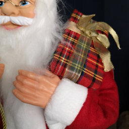 Samuel Alexander 80Cm Traditional Standing Santa Claus Christmas Decoration With Gift Sack - thumbnail 4
