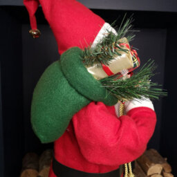 Samuel Alexander 80Cm Traditional Standing Santa Claus Christmas Decoration With Gift Sack - thumbnail 6