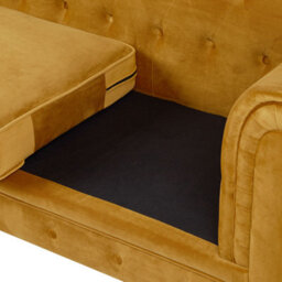 Beliani Living Room Set 4 Seater Chesterfield Velvet Gold - thumbnail 9