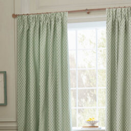 Sanderson Hutton Jacquard Room Darkening Pencil Pleat Curtain Pair Sage (W)229Cm X (D)229Cm - thumbnail 3