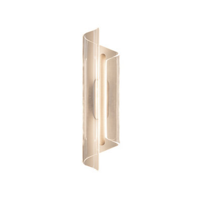 Luminosa Lighting Luminosa Casel 50Cm Flush Wall Lamp Coffee 3000K Warm White - image 1