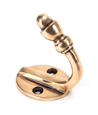 From The Anvil Polished Bronze Coat Hook - image 1