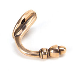 From The Anvil Polished Bronze Coat Hook - thumbnail 3