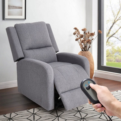 Living And Home Single Sofa Recliner Armchair Reclining Chair With Massage & Heat - image 1