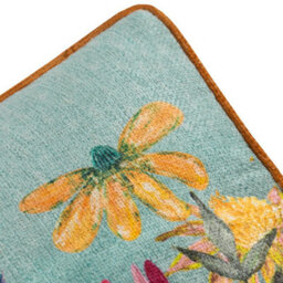 Wylder Nature Country Wilds Blossom Meadow Printed Feather Filled Cushion - thumbnail 4