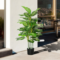 Homcom 120Cm Artificial Evergreen Tree Fake Plant In Pot Indoor Decor - thumbnail 7