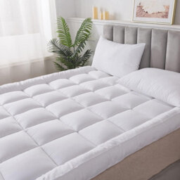 Hotel Quality Mattress Topper 10Cm 4Inch Thick Deep Toppers Double 190Cmx137Cm - thumbnail 1
