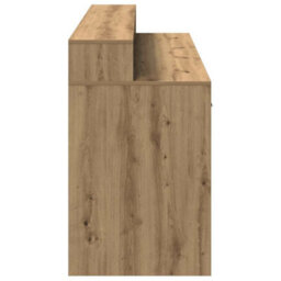 Walplus Desk With Led Lights Artisian Oak 160X55X91 Cm Engineered Wood - thumbnail 7