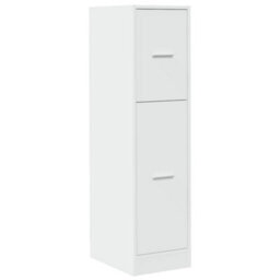 Berkfield Classic Apothecary Cabinet White 30X41X118 Cm Engineered Wood - thumbnail 3