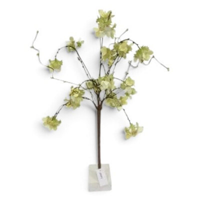 Heaven Sends Blackthorn Blossom Twig Tree, Free-Standing Faux Blossom Tree For Easter And Spring Décor, 65 X 10 Cm