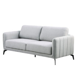 More4Homes Oslo Modern Scandi Style Fabric Living Room 3 Seater Sofa (Light Grey) - thumbnail 2