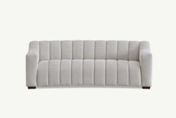 Stratus Interiors Astoria 3 Seater Boucle Sofa Modern Panel Design & Luxurious Comfort - Iron Grey - thumbnail 9