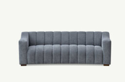 Stratus Interiors Astoria 3 Seater Boucle Sofa Modern Panel Design & Luxurious Comfort - Iron Grey - thumbnail 5