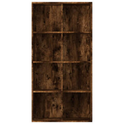 Berkfield Book Cabinet/sideboard Smoked Oak 66X30X130 Cm Engineered Wood - thumbnail 8