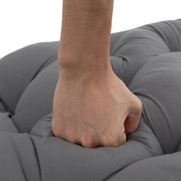 Living And Home Dark Gray, Non-Removable And Washable, Strappy Headboard Pillow, 180Cm W X 10Cm D X 75Cm H - thumbnail 6