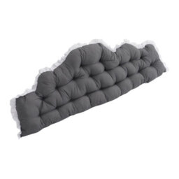 Living And Home Dark Gray, Non-Removable And Washable, Strappy Headboard Pillow, 180Cm W X 10Cm D X 75Cm H - thumbnail 4