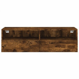 Walplus Tv Wall Cabinet Smoked Oak 100X30X30 Cm Engineered Wood - thumbnail 7