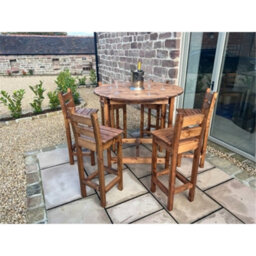 Marlborough Traditional Deluxe Alfresco Bar Set Six Seater - thumbnail 3