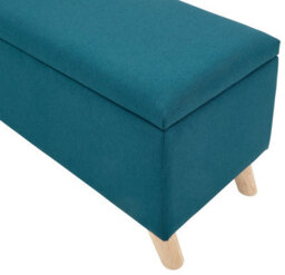 Gfw Secreto Fabric Storage Ottoman Bench Teal - thumbnail 8