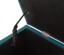 Gfw Secreto Fabric Storage Ottoman Bench Teal - thumbnail 6