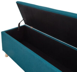 Gfw Secreto Fabric Storage Ottoman Bench Teal - thumbnail 5