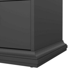 Wyld Haus Osaka Farmhouse Tall Chest Of Drawers Dark Grey 6-Drawer Soft-Close - thumbnail 9