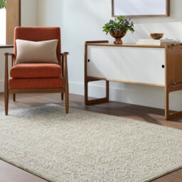 Livabliss Sicily-Hand Tufted Green Ivory Wool Traditional Vintage Boho Living Dining Bedroom Rug 152 X 229 Cm Easy Care, Non Shedding - thumbnail 1