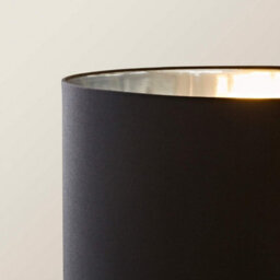 Valuelights Charles Chrome Floor Lamp With Black And Metallic Shade - thumbnail 2