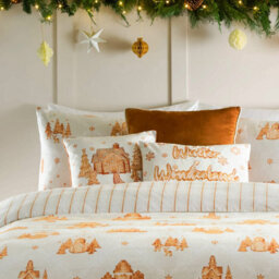 Furn. Gretel Winter Wonderland Embroidered Polyester Filled Cushion - thumbnail 4