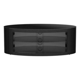 "Avf Affinity Buckingham 1.1M Oval Tv Stand, For Tvs Up To 55"" - Black" - thumbnail 4