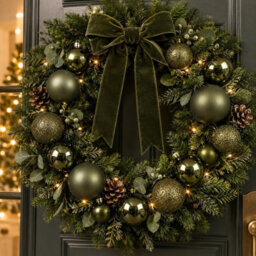 Decoris 60 Rosemary Green Baubles Shatterproof Christmas Tree Hanging Decor - thumbnail 7
