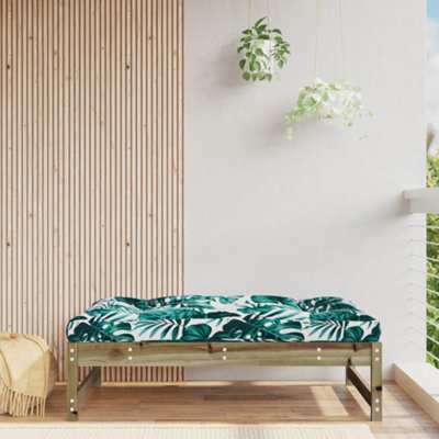 Berkfield Garden Footstool 120X80 Cm Impregnated Wood Pine - image 1