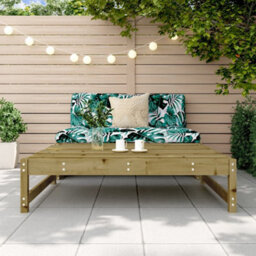 Berkfield Garden Footstool 120X80 Cm Impregnated Wood Pine - thumbnail 3
