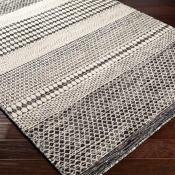 Livabliss Mardin-Hand Woven Black Beige Wool Global Living Dining Bedroom Rug 152 X 228 Cm Easy Care, Non Shedding - thumbnail 6