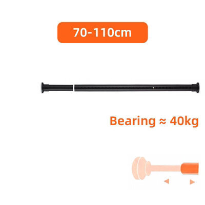 70-110Cm Telescopic Net Voile Tension Curtain Rail Pole Rod Rods Extendable Spring Loaded - image 1