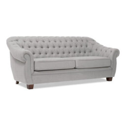 Furniture 48 Eva Chesterfield Grey Linen Fabric 2 Seater Sofa - thumbnail 4