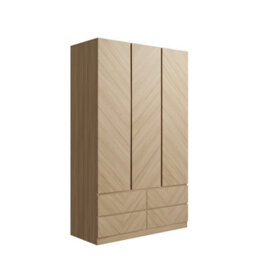 Catania 4 Piece Bedroom Set Euro Oak - thumbnail 3