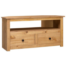 Walplus Corner Tv Cabinet 93X49X49 Cm Solid Pine Panama Range