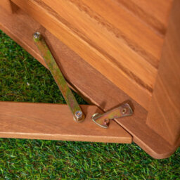 Samuel Alexander Set Of 4 Bowness Outdoor Garden Patio Wooden Folding Chairs - thumbnail 8