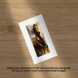 Ak Frames 16X9 White Picture Mounts To Fit 12X5 Aperture Size - Mount Board Only (No Frame Included) - thumbnail 5
