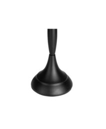 Lighting Supermarket Messini Large Black Elegant Candlestick Table Lamp With Ivory String Shade - thumbnail 5