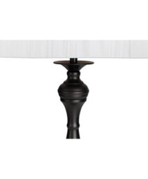 Lighting Supermarket Messini Large Black Elegant Candlestick Table Lamp With Ivory String Shade - thumbnail 3