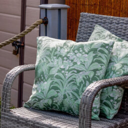 Gardenwize Pair Of Outdoor Garden Sofa Chair Furniture Scatter Cushions- Floral - thumbnail 1