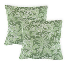 Gardenwize Pair Of Outdoor Garden Sofa Chair Furniture Scatter Cushions- Floral - thumbnail 2