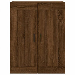 Berkfield Wall Mounted Cabinet Brown Oak 69.5X34X90 Cm Engineered Wood - thumbnail 6
