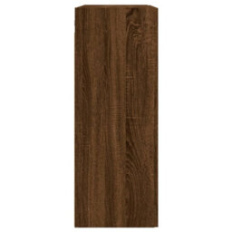 Berkfield Wall Mounted Cabinet Brown Oak 69.5X34X90 Cm Engineered Wood - thumbnail 8
