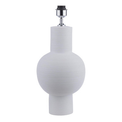 The Lighting Studio Kiara Table Lamp White Ceramic Base Only - image 1