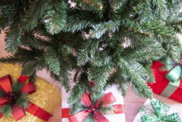 Shatchi 6Ft Slim Pine Green Tree Christmas Holiday Festive Xmas Home Decorations With Pencil Point Tips - thumbnail 1